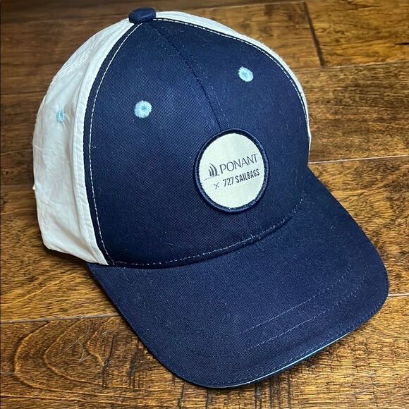 PONANT x 727 SAILBAGS Recycled Sail Baseball Style Hats - Picture 1 of 7
